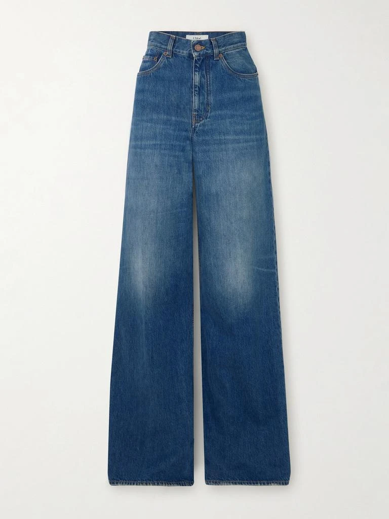商品Chloé|高腰阔腿牛仔裤,价格¥8177,第1张图片