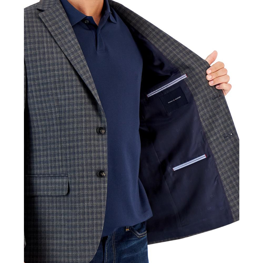 Men's Modern-Fit Check Sport Coat商品第3张图片规格展示