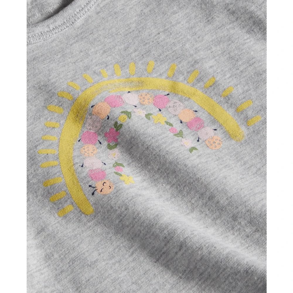 商品First Impressions|Baby Girls Rainbow Sun Graphic T-Shirt, Created for Macy's,价格¥75,第3张图片详细描述