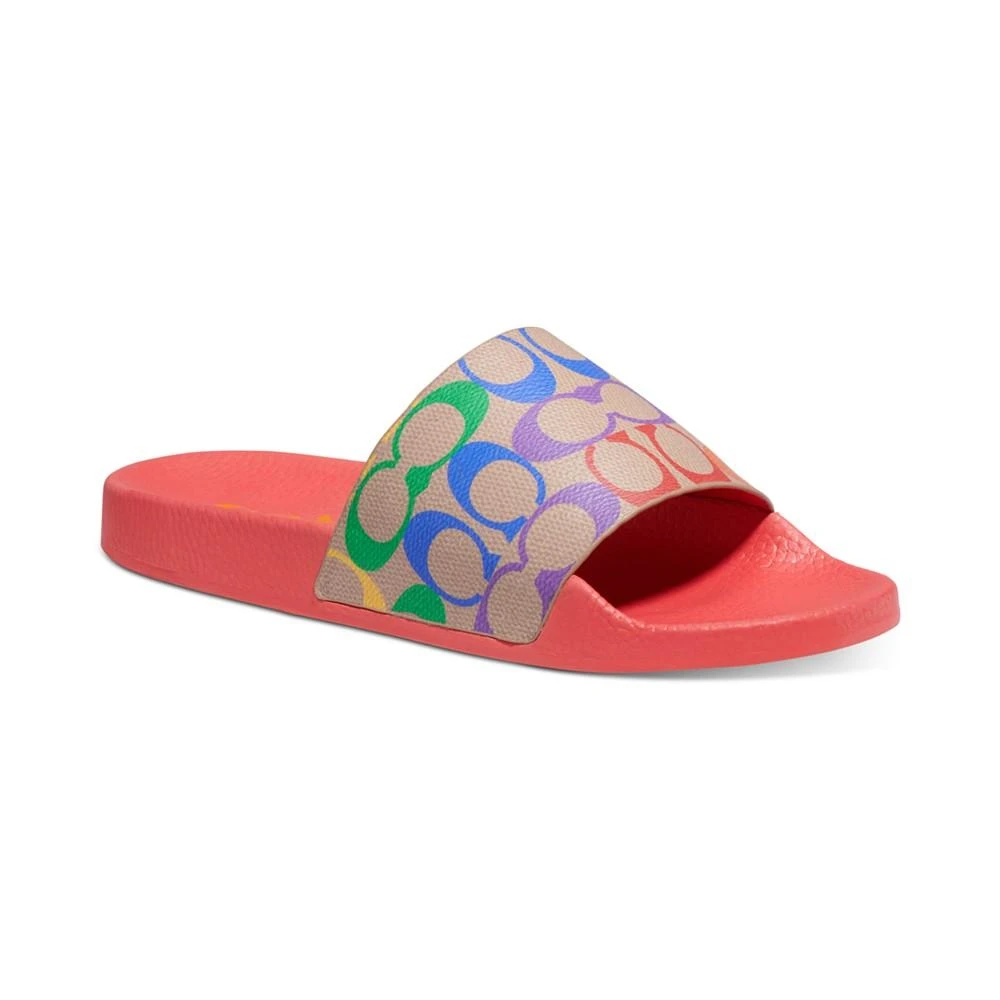 商品Coach|Women's Udele Sport Pool Slides,价格¥425,第1张图片