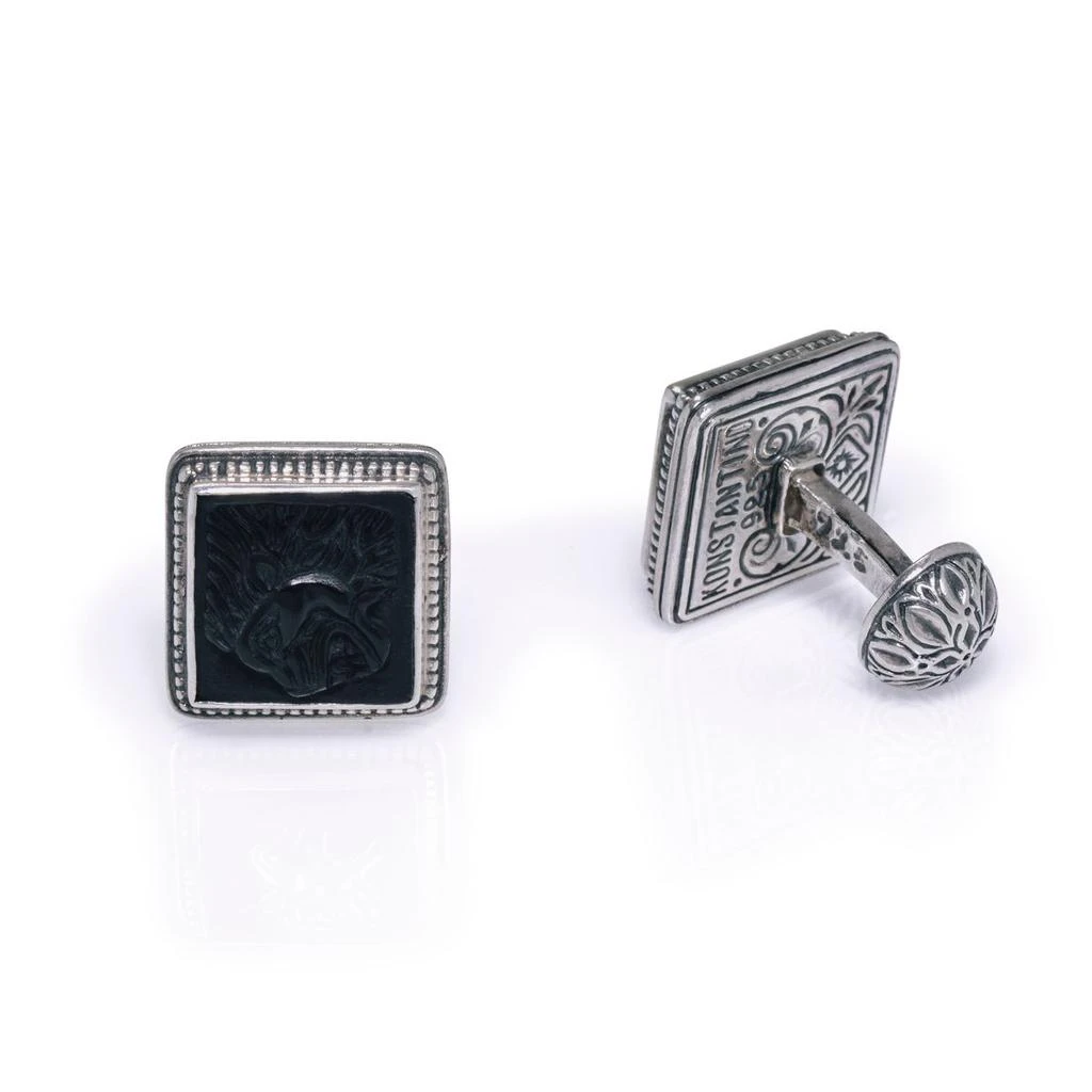 商品Konstantino|Konstantino Sterling Silver And Onyx Cufflinks MAKJ42-274,价格¥1530,第3张图片详细描述