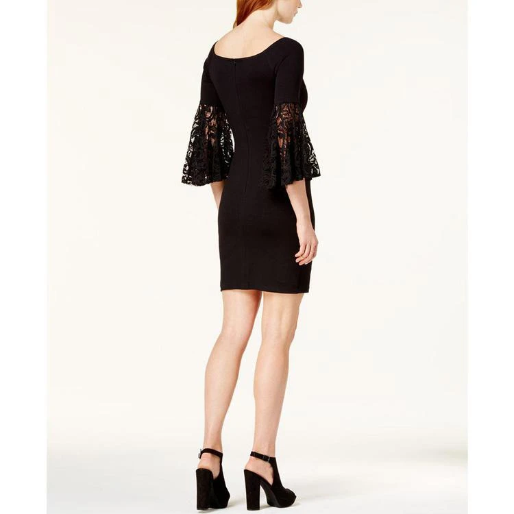 商品Bar III|Lace-Sleeve Sheath Dress, Created for Macy's,价格¥359,第2张图片详细描述