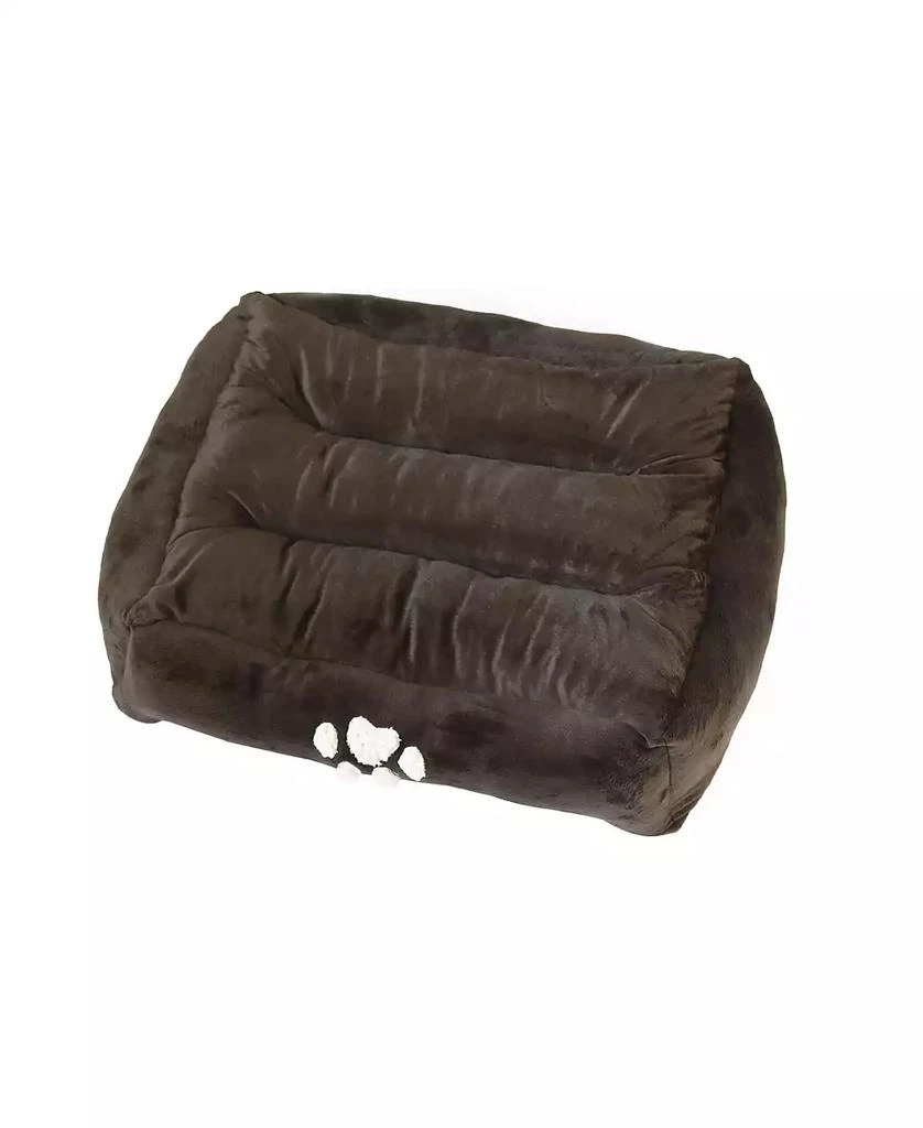 商品Macy's|Happycare Textiles Rectangle Pet Bed with Dog Paw Embroidery,价格¥448,第2张图片详细描述