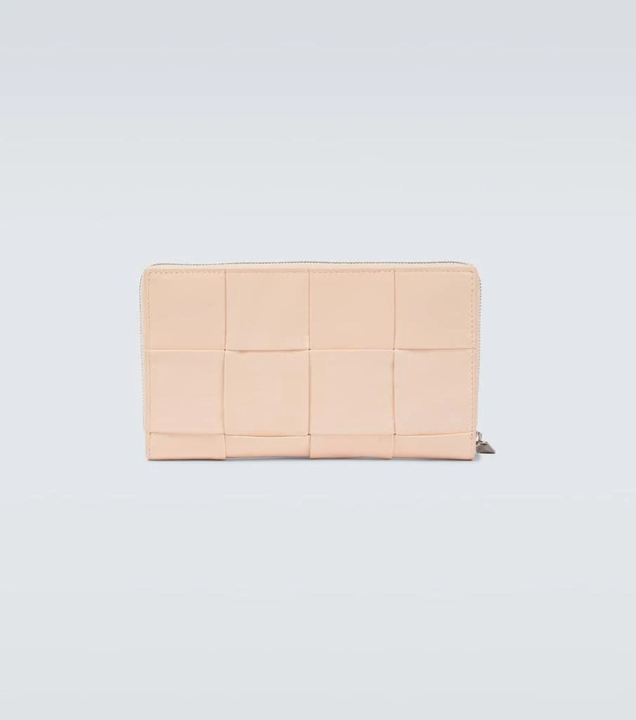 商品Bottega Veneta|Intreccio编织皮革钱包,价格¥10374,第3张图片详细描述
