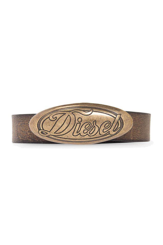 Diesel B-Alyen Logo-Engraved Belt商品第1张图片规格展示