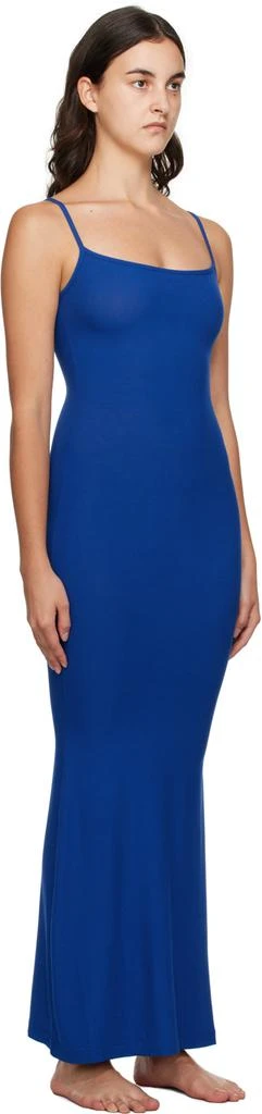 商品SKIMS|Blue Soft Lounge Long Slip Maxi Dress,价格¥619,第2张图片详细描述