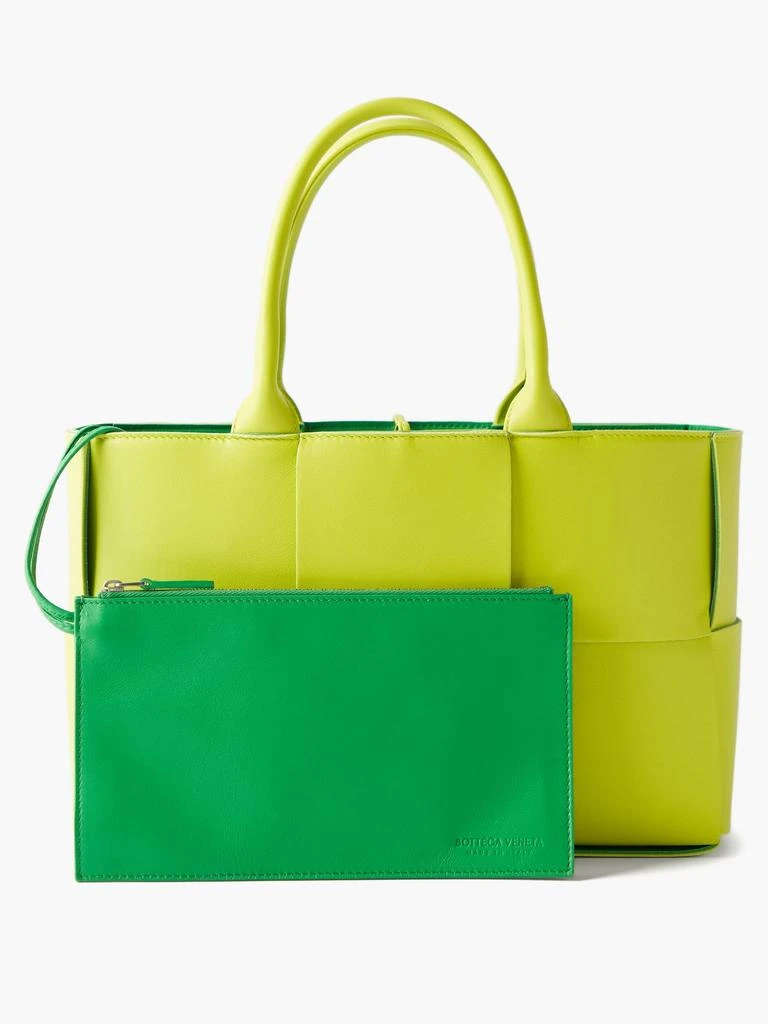 Arco small Intrecciato-leather tote bag 商品