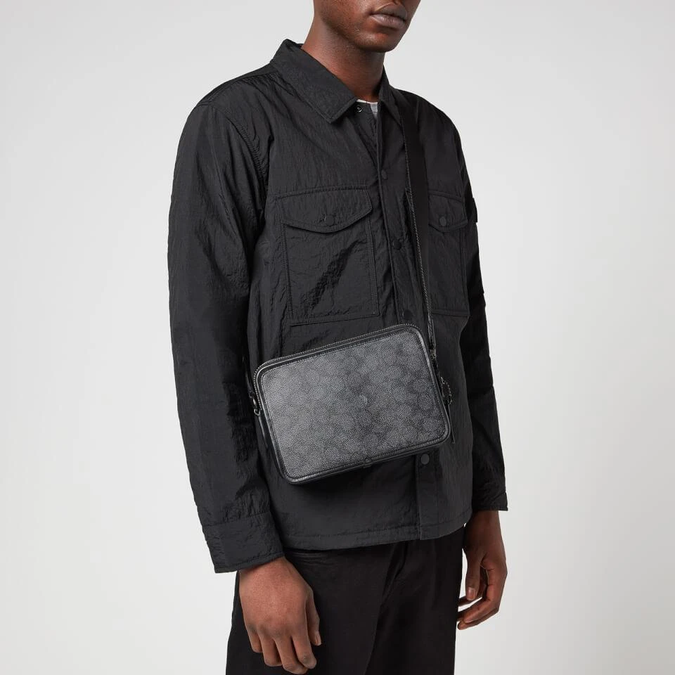 商品Coach|Coach Charter Signature 24 Coated-Canvas Crossbody Bag,价格¥1802,第2张图片详细描述