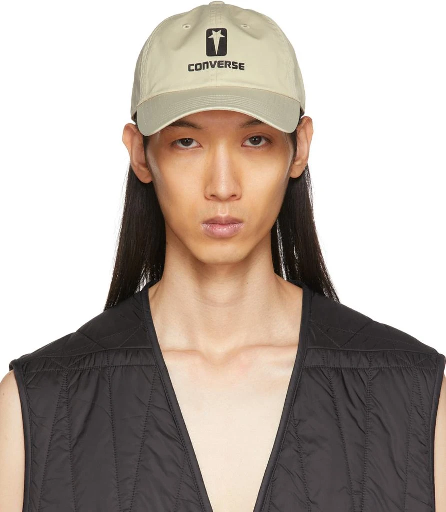 商品Rick Owens|Beige Converse Edition Logo Cap,价格¥136,第1张图片