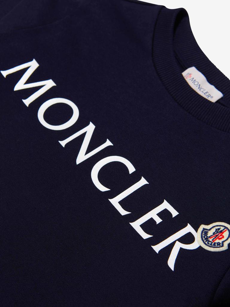 Moncler Navy Kids Chest Logo Sweatshirt商品第3张图片规格展示