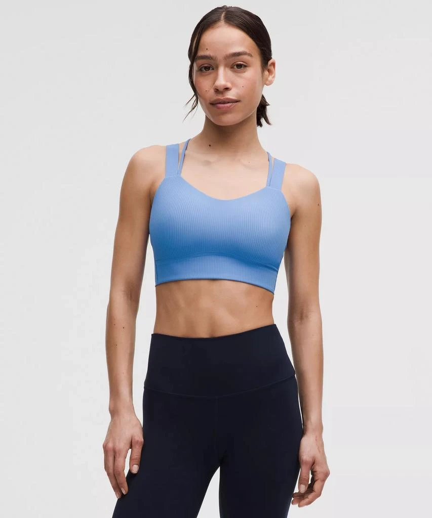 Like a Cloud Ribbed Longline Bra *Light Support, D/DD Cup 商品