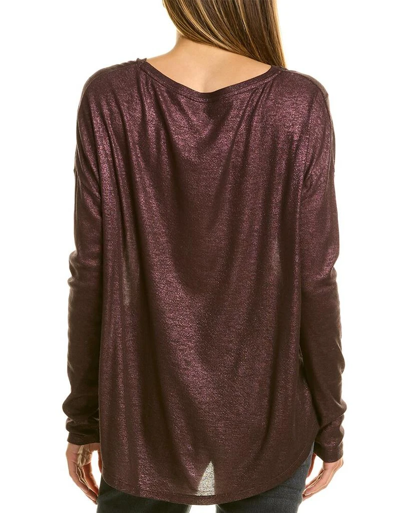 商品Majestic|Majestic Metallic Cashmere-Blend Top,价格¥449,第2张图片详细描述