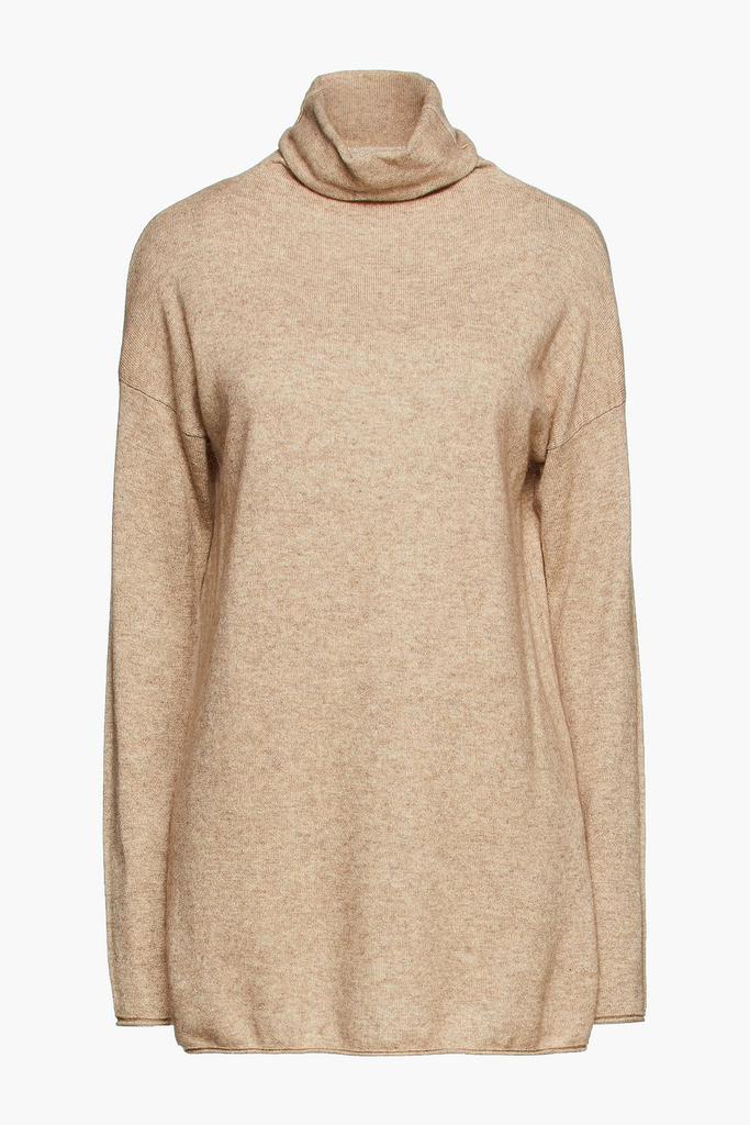 Mélange wool and cashmere-blend turtleneck sweater商品第1张图片规格展示