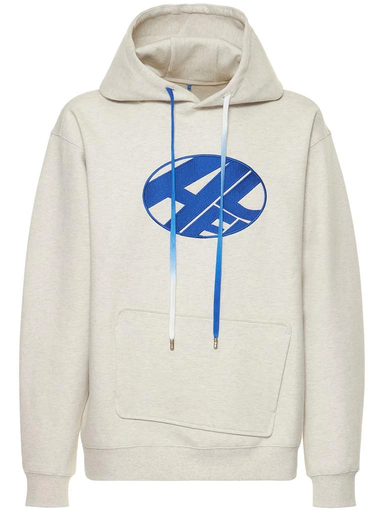 商品ADER error|Logo Embroidered Cotton Blend Hoodie,价格¥1278,第1张图片