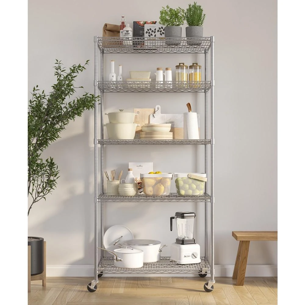 UltraDurable 5-Tier NSF Steel Wire Shelving System 商品