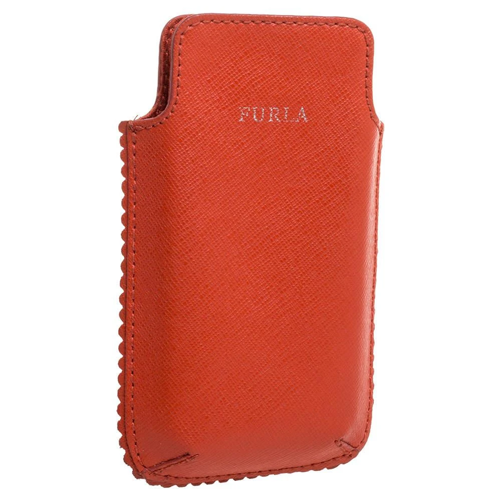 商品Furla|Furla Orange Leather Phone Case,价格¥1065,第2张图片详细描述