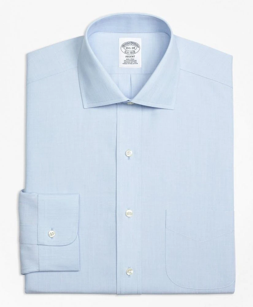 商品Brooks Brothers|Regent Regular-Fit Dress Shirt,  Non-Iron Spread Collar,价格¥412,第4张图片详细描述