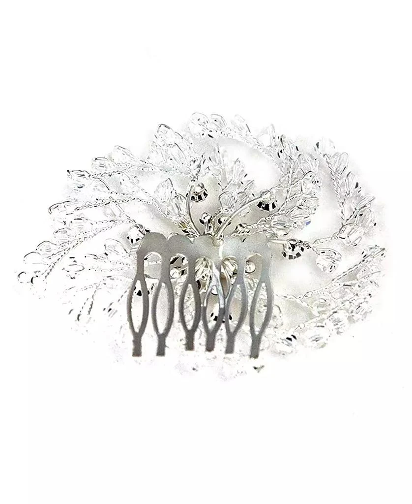 商品Soho Style|Women's Angel Branch Leaf Crystal Comb,价格¥562,第2张图片详细描述