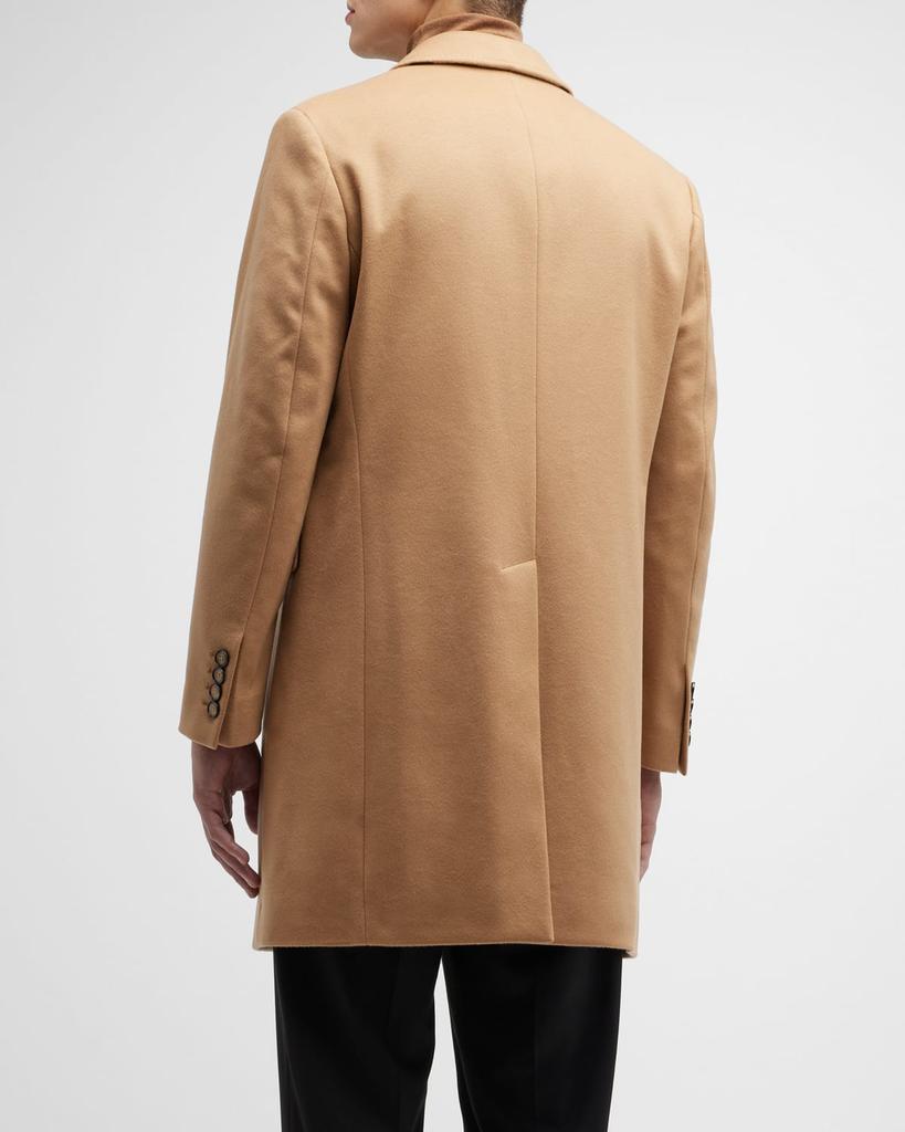 Men's Callen Wool-Blend Overcoat商品第4张图片规格展示