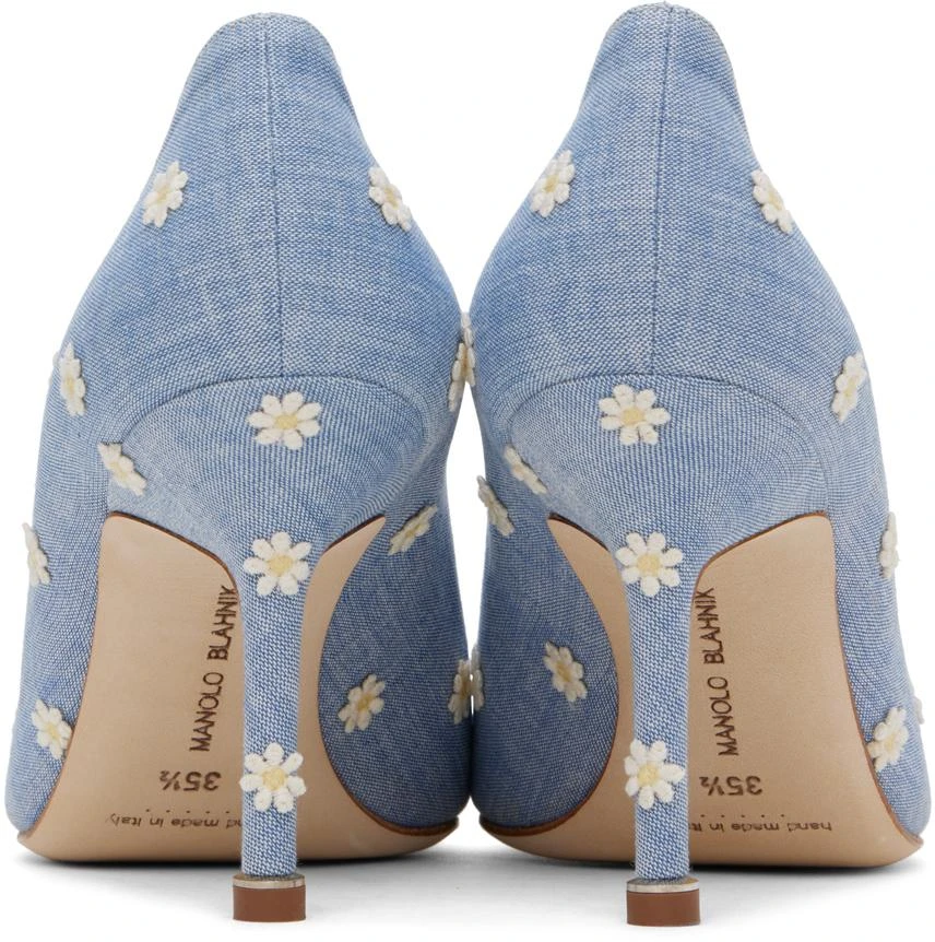 商品Manolo Blahnik|Blue Hangisi 90 Heels,价格¥5674,第2张图片详细描述