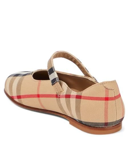 商品Burberry|Burberry Check Mary Jane flats,价格¥3018,第3张图片详细描述