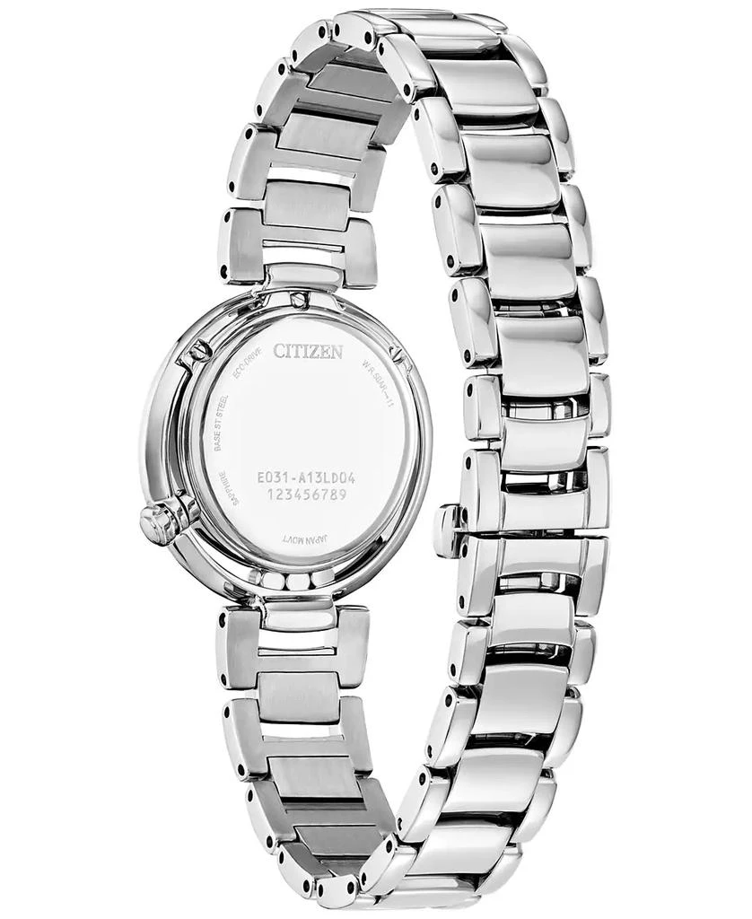 商品Citizen|Eco-Drive Women's Arcly Diamond (1/10 ct. t.w.) Stainless Steel Bracelet Watch 30mm,价格¥5436,第4张图片详细描述