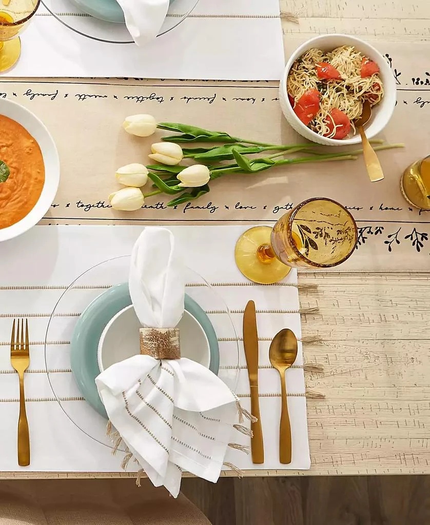 Stripe Tassel Placemat Set of 4 商品
