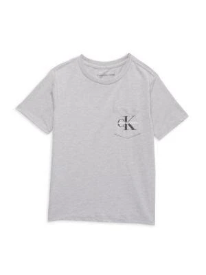 商品Calvin Klein|Little Boy's Heathered Logo T-Shirt,价格¥56,第1张图片