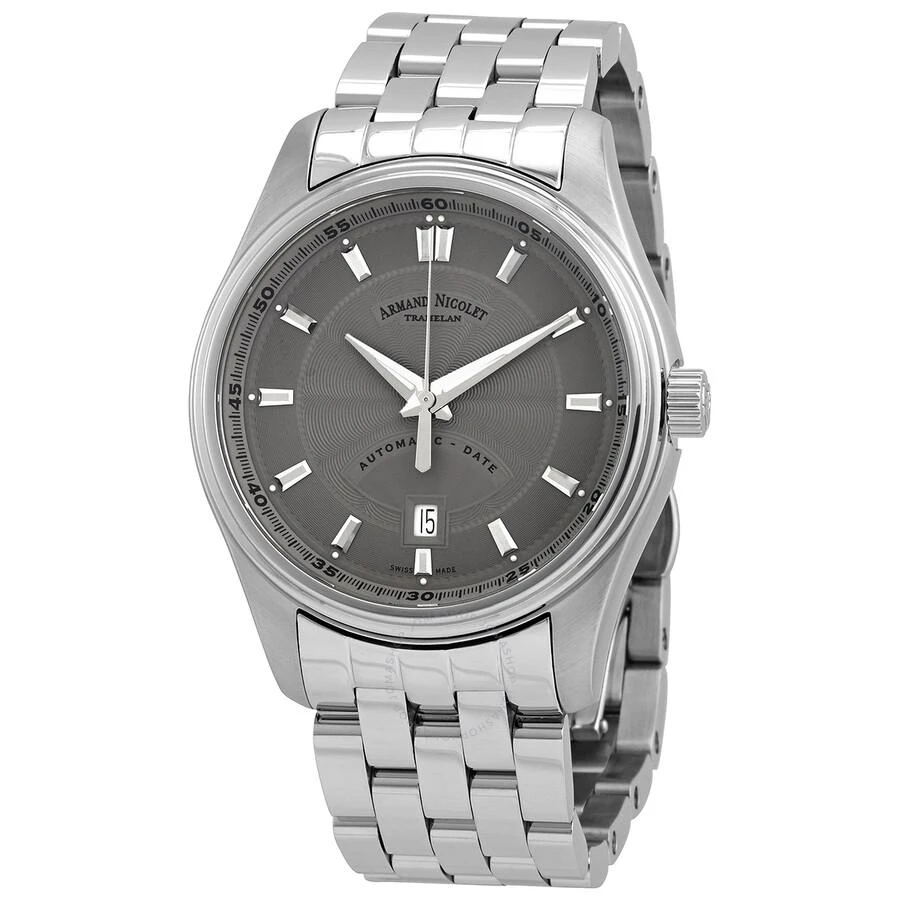 商品Armand Nicolet|MH2 Automatic Grey Dial Men's Watch A640A-GR-MA2640A,价格¥4889,第1张图片