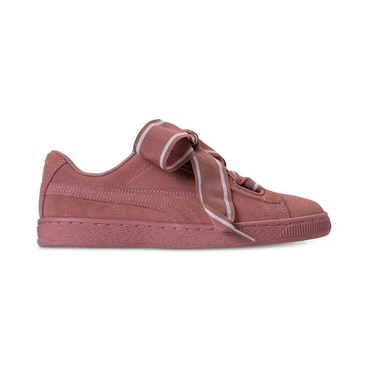 商品Puma|Heart 麂皮丝带运动鞋,价格¥250,第2张图片详细描述