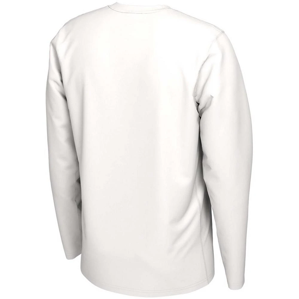 商品Jordan|Men's White North Carolina Tar Heels 2021 Postseason Basketball Just Us Bench Legend Long Sleeve T-shirt,价格¥309,第3张图片详细描述