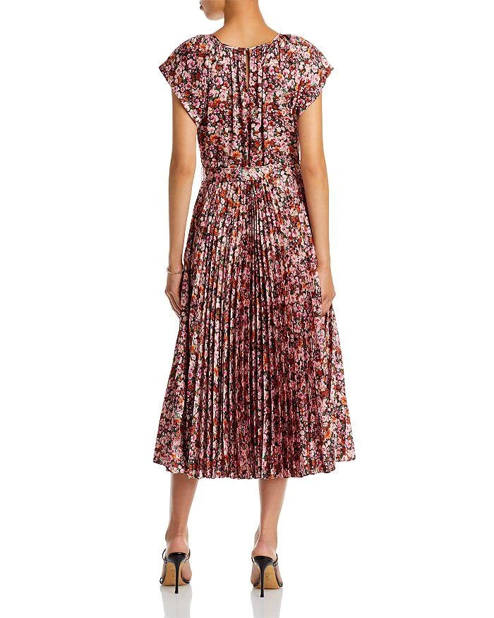 商品Derek Lam|Demetria Floral Flutter Sleeve Midi Dress,价格¥1782,第3张图片详细描述