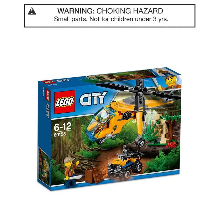 商品LEGO|City 201-Pc. Jungle Cargo Helicopter Set,价格¥149,第1张图片