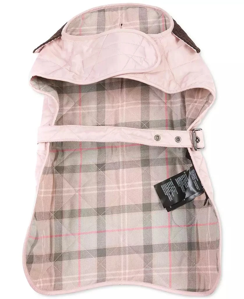 商品Barbour|Diamond-Quilted Tartan-Lined Buckle Dog Coat,价格¥246,第4张图片详细描述