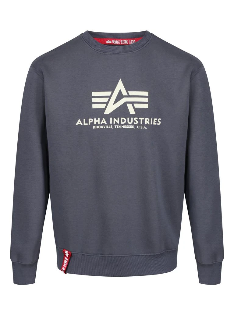 商品Alpha Industries|Basic sweater greyblack,价格¥648,第1张图片