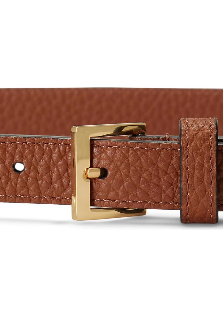 商品Ralph Lauren|Pebbled Leather Skinny Belt,价格¥343,第2张图片详细描述