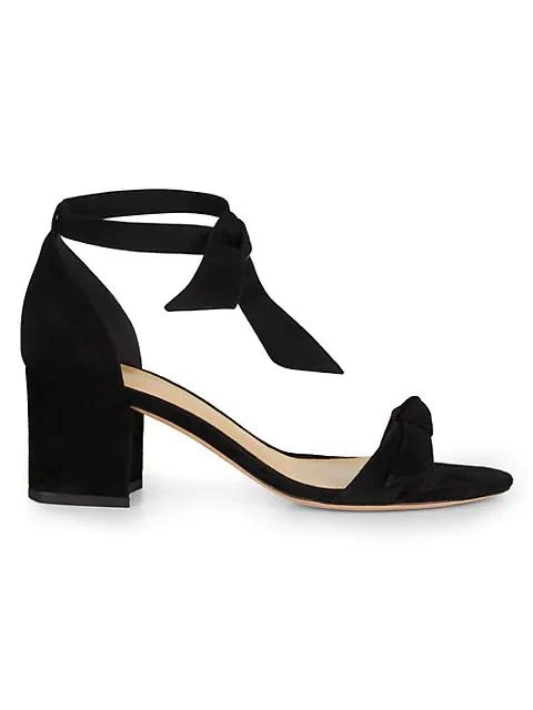 商品Alexandre Birman|Clarita Bow Suede Sandals,价格¥4415,第1张图片