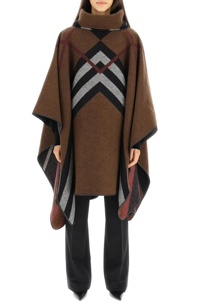 商品Burberry|Burberry 'Wootton' Cashmere Poncho,价格¥18286,第2张图片详细描述