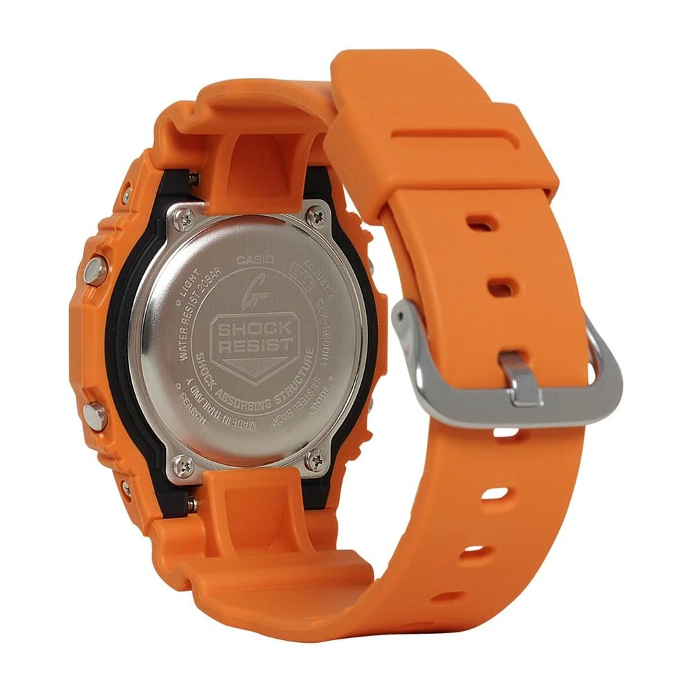 商品G-Shock|Men's Digital Orange Resin Strap Watch 43mm,价格¥822,第3张图片详细描述