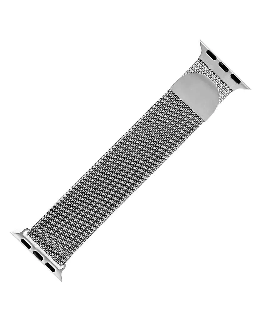 商品WITHit|Silver-Tone Stainless Steel Mesh Band designed for Apple Watch® 42mm (Series 10) & 38/40/41mm,价格¥112,第2张图片详细描述