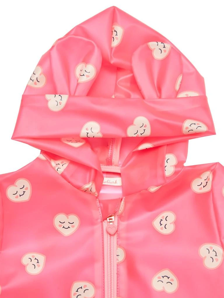 商品Billieblush|Heart Print Tech Raincoat,价格¥260,第1张图片