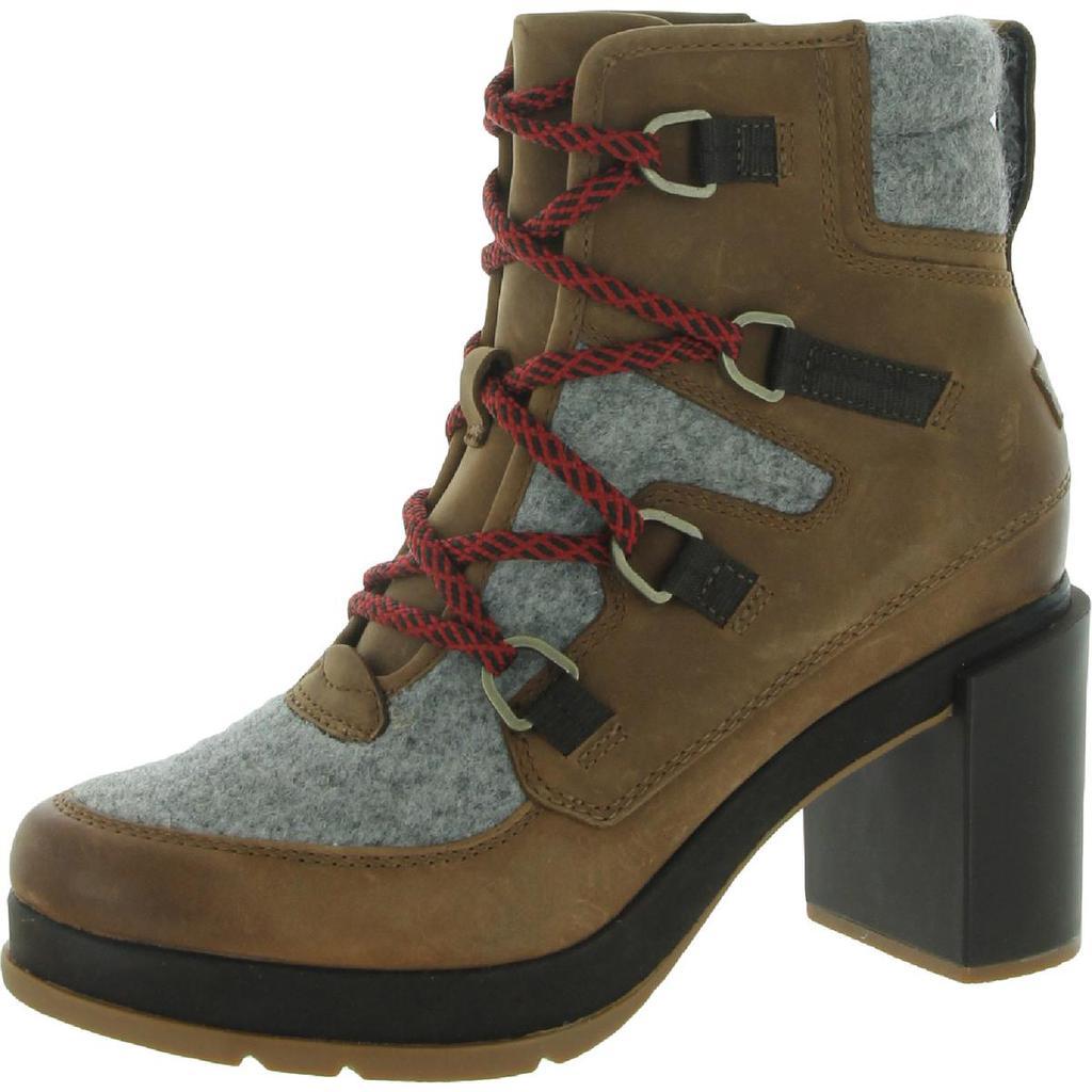 商品SOREL|Sorel Womens Blake Lace Leather Booties Combat & Lace-up Boots,价格¥386,第1张图片