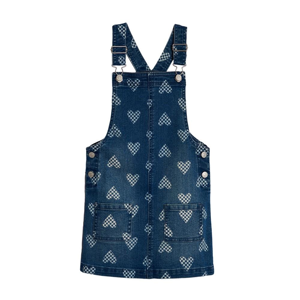 Little Girls All Over Print Denim Skirtall商品第1张图片规格展示