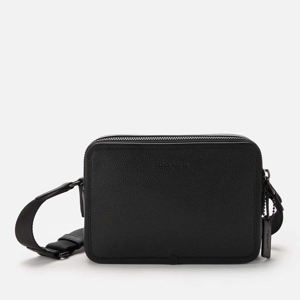 商品Coach|Coach Men's Charter Crossbody Bag 24 In Pebble Leather - Black,价格¥2331,第1张图片