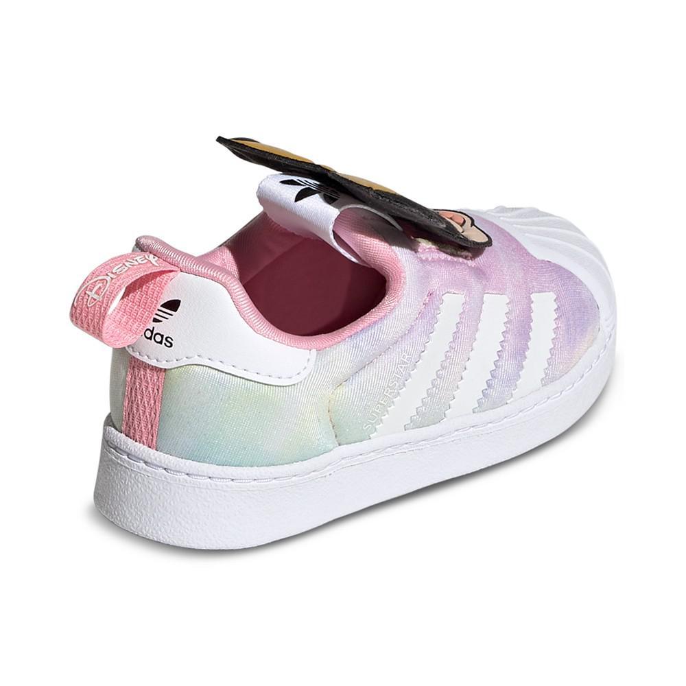 商品Adidas|Toddler Girls Originals Superstar 360 X Disney Minnie Mouse Slip-On Sneakers from Finish Line,价格¥370,第6张图片详细描述