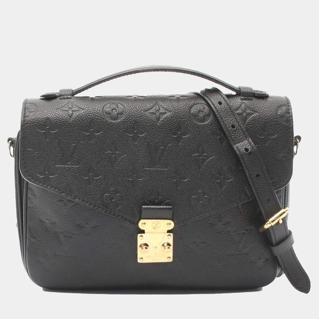 商品[二手商品] Louis Vuitton|Louis Vuitton Black Monogram Empreinte Leather Pochette Metis MM Handbag,价格¥21376,第1张图片