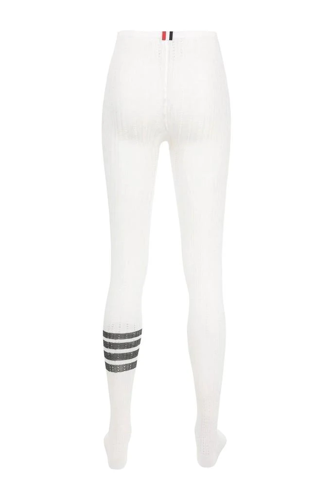 商品Thom Browne|Thom browne pointelle merino wool 4bar tights,价格¥1926,第2张图片详细描述