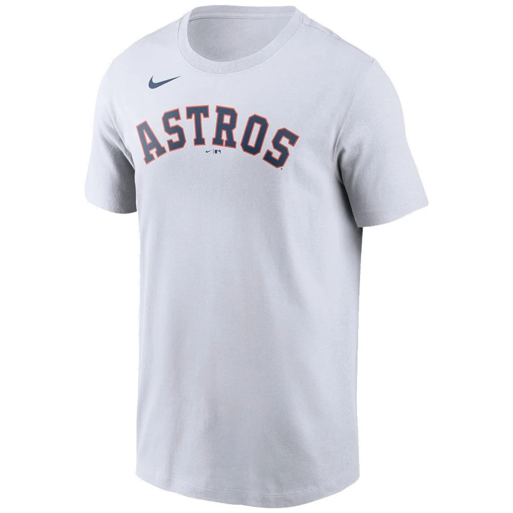 商品NIKE|Men's Alex Bregman Houston Astros Name and Number Player T-Shirt,价格¥301,第2张图片详细描述
