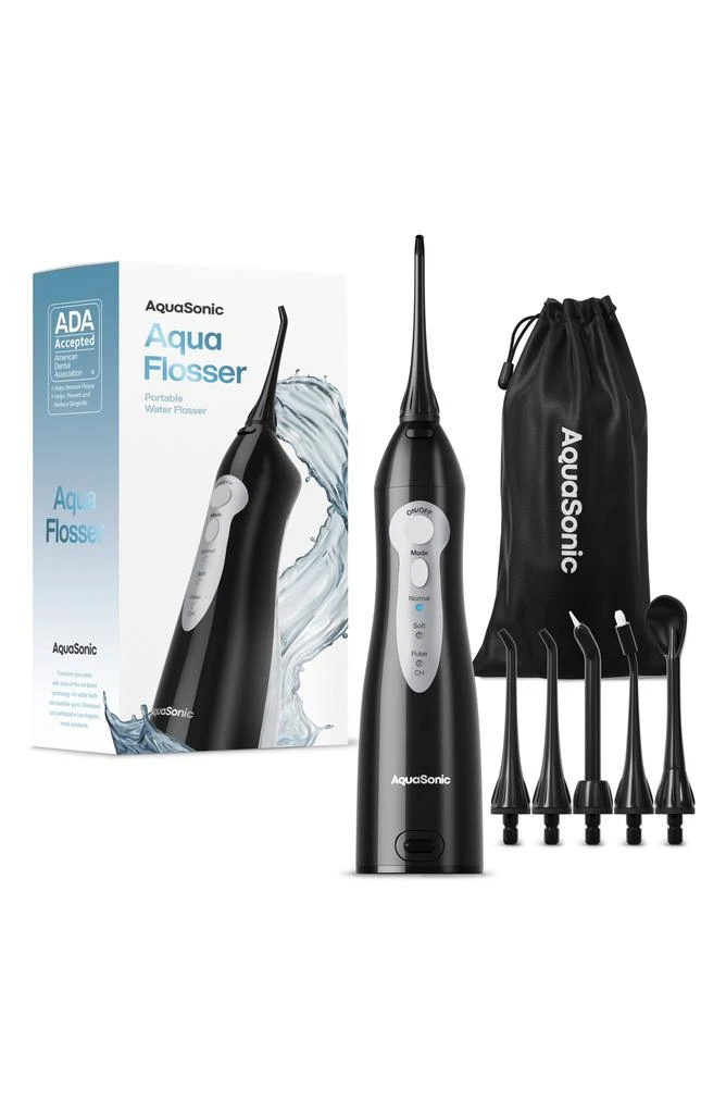 商品AquaSonic|Aqua Flosser, Tips & Travel Pouch Set,价格¥333,第1张图片