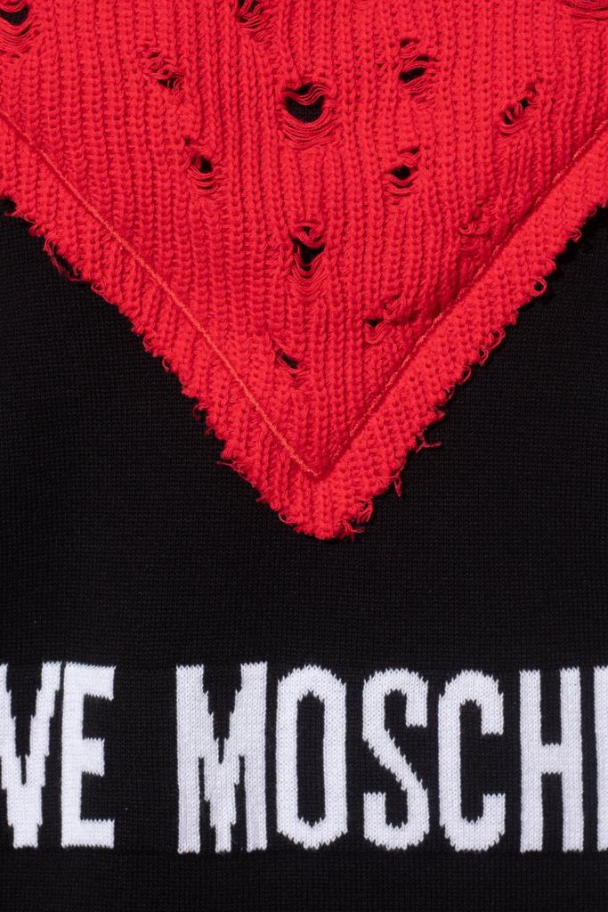 Love Moschino Logo Intarsia Mini Knitted Dress商品第4张图片规格展示